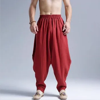 2020 Metų Vasaros Rudens Medvilnės Skalbiniai Atsitiktinis Haremo Kelnės Vyrams Jogger Kelnes Vyrų Fitneso Kelnės Vyrų Kinijos Tradicinės Harajuku