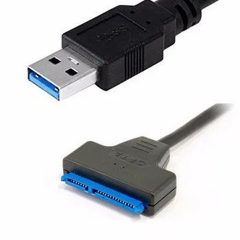 22 Pin SATA III USB 3.0 2.5 Colių Kietojo Disko Adapteris, Laidas/UASP -SATA Su USB3.0 Konverteris Usb C Iki Hdmi, Vga, Usb, C Adapteris