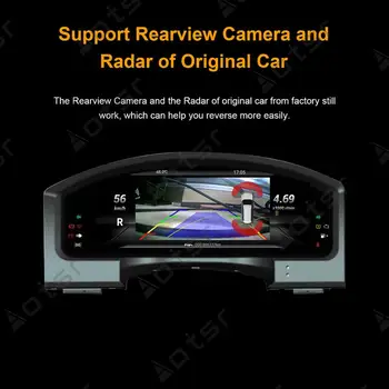 Android 9.0 Toyota Land Cruiser 2008-2019 Visą skystųjų kristalų (LCD) prietaisų skydelis asamblėjos automobilių navigacijos Multimedia Player Modifikacija