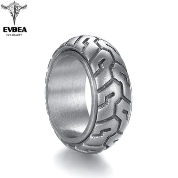 EVBEA Naujo Dizaino Padanga Ženklas Pavaros Komponentai ir Laikrodžio Rodyklė Steampunk Žiedas Vyrų ir Moterų Papuošalai, Aksesuarai