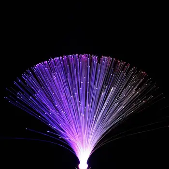 LED Pluošto Naktį Šviesos Romantiška RGB Spalvų Kaita Atostogų Vestuvių Baterija Kalėdų Vakarėlį Dekoratyvinis LED Šviesos