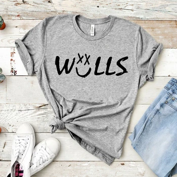 Louis Tomlinson Sienos Marškinėliai Sienos Veiduką Dizaino T-shirt Viena Kryptimi LT Įkvėpė Tee Dovana Fantazijos Muzikos Mėgėjams