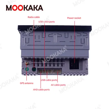 MOOKAKA 1 Din Android Automobilio Multimedijos Vaizdo Grotuvas 6.9 colių Automobilinis Universalus Stereo Radijo GPS RAM 16G Paramos CarPlay \DSP\ DVD IPS