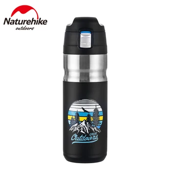 NatureHike 500ML Sandarus Termosas 316 Nerūdijančio Plieno Vandens Butelis Vakuuminės izoliacijos sporto butelis Izoliuoti Vandens Butelis