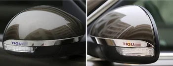 Nerūdijančio plieno 2vnt/daug galinio vaizdo veidrodis anti-susidūrimo baras atbulinės eigos veidrodis Volkswagen VW Tiguan MK1 Passat CC 2007-2016