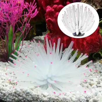 Soft Coral Dirbtinės Jūros Kamuolys Anemone Akvariumo Dekoras Žuvų Bakas Ornamentu Priedai Pet products Lengva Valyti Aquario Akvariumas