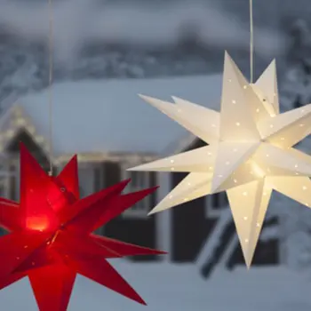 Star Light Kalėdų Dekoracijas 2021 Aukšto Ryškumo Šviesos Konversijos Gražus 3D Žėrintis Star Šviesos Lauko Vandeniui