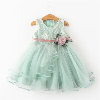 Vasarą Mergina Drabužiai Vaikams, Suknelės Mergaitėms Gėlių Nėrinių Suknelė Baby Girl Šalis Vestuvių Suknelė Vaikų Mergaitė Princesė Suknelė 2 - 9Y