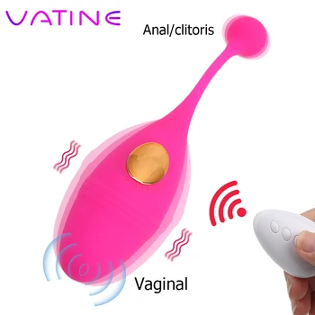 VATINE VIP 10 Greitį Makšties Sugriežtinti Naudotis Belaidžio Nuotolinio valdymo Vibratorius Klitorio Stimuliacijos Sekso Žaislai Moterims