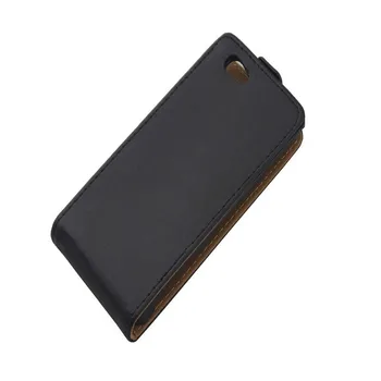 Vertikalus PU Odos Apversti Atveju Fundas Rubisafe Sony Xperia Z1 Kompaktiškas Z1 Mini Padengti TPU Atveju, Aukštyn-Žemyn Atidaryti odos dėklas Telefono Krepšiai