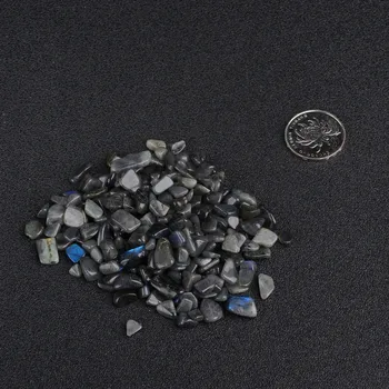 100g 5-12mm Gražus Gamtos Pilka mėnulio akmuo Kristalas Žvyro Krito Skiedros Akmens Gydomųjų Natūralių Akmenų ir Mineralų