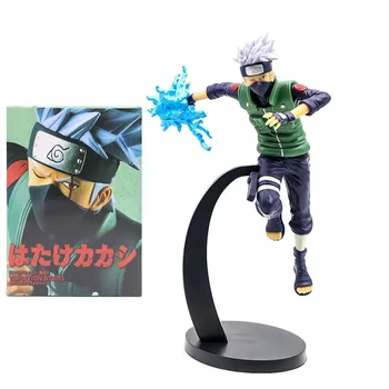 19cm Naruto Shippuden Vibracijos Žvaigždžių Hatake Kakashi Raikiri Ver. PVC Veiksmų Skaičius, Kolekcines, Figurals Modelis Žaislas