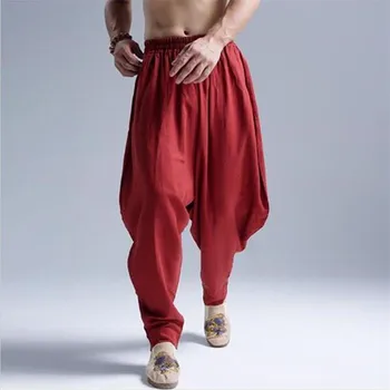 2020 Metų Vasaros Rudens Medvilnės Skalbiniai Atsitiktinis Haremo Kelnės Vyrams Jogger Kelnes Vyrų Fitneso Kelnės Vyrų Kinijos Tradicinės Harajuku