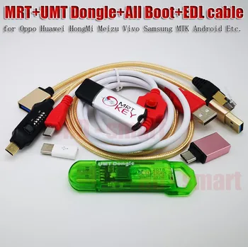 2021 Originalus MRT 2 Dongle + UMT Dongle + UMF Visi įkrovos kabelis + EDL 9008 BL atrakinti kabelis