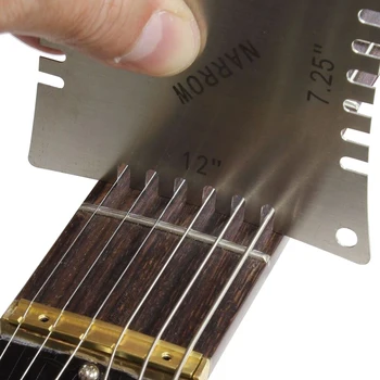 4pcs/set Gitara Įpjovomis Spindulys Gabaritai Fingerboard Matavimo Įrankiai, aukštos kokybės