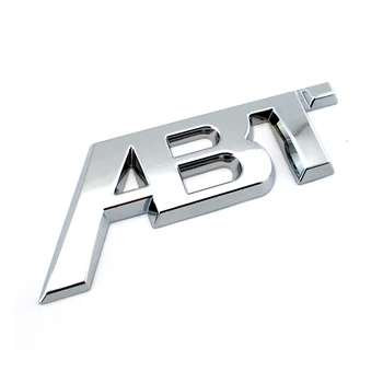 Audi A1 A3 A4 A5 A8L S1 S4 S5 S6 Q5 QS7 TT RS3 SQ2 RS6 RS7 SQ7 RS4 RS5 SQ8 Metalo ABT Logotipas Ženklelis 3D Apdaila Lipdukas Priedai