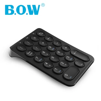 B. O. W 2.4 Ghz Wireless Number Pad, USB Multi-Funkcija Mini Skaičių Klaviatūros Klaviatūros Nešiojamas/ Desktop/ PC / Notebook