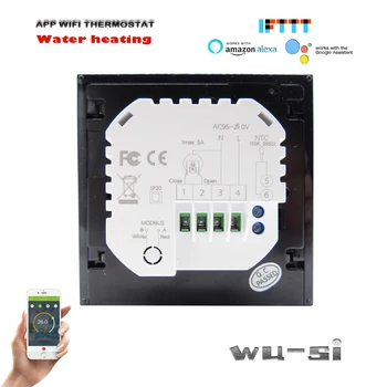Grindinio šildymo WIFI termostatas su programavimo dirbti su Alexa 