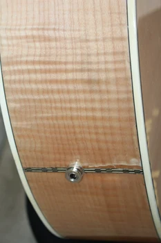 Kinija gitara gamyklos užsakymą naują natūralių spalvų j 200 Akustine elektrine gitara su byla su EQ Pikapas 8pai