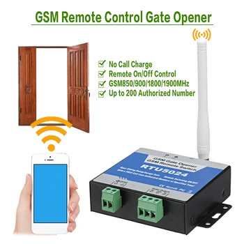 RTU5024 GSM Vartų Atidarymo Valdymas On/Off Durų Prieigos Jungiklis Relay Belaidžio Nuotolinio valdymo Buitinių Miegamasis Priedai