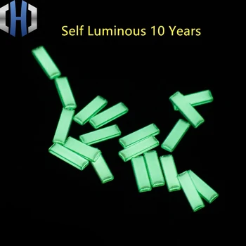 Savarankiškai šviesos Stačiakampio formos Tričio Dujų Vamzdis Stačiakampis EDC Fluorescencinis Vamzdelis PASIDARYK pats Savarankiškai Šviesos 10 Metų