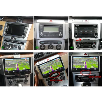 Sinosmart Automobilių GPS Navigacija, VW Volkswagen Passat B8 2010-2017 B7 B6, CC 2010-Radijo 8 core CPU,Rems 4G LTE DSP