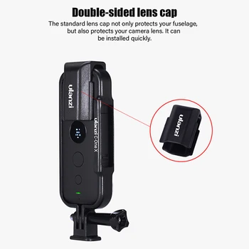 ULANZI Apsauginis Rėmelis, skirtas Insta 360 One X Kamera Apsauginis Korpusas su GoPro Adapteris Fotoaparato Objektyvo Dangtelis Trikojo Selfie Stick