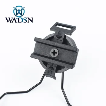 WADSN Taktinis Comtac Ausinės, Laikiklis Nailono Plastiko Medžioklės Sordin Z-tac Ausinių Laikiklis Airsoft Greitas Šalmo Geležinkelių Adapteris