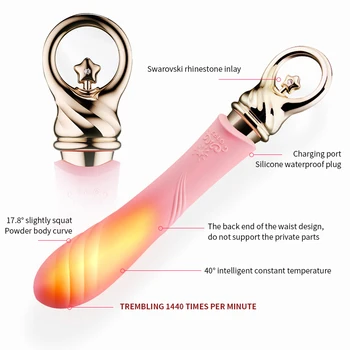 ZALO silikoninis dildo vibratorius masturbuotis kulka vibratorius Pora suaugusiųjų sekso žaislai moters G-spot 