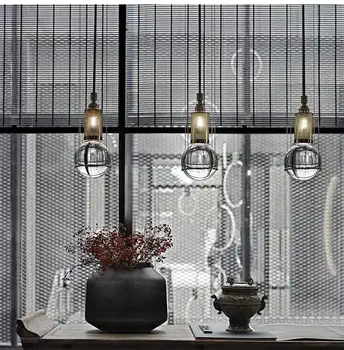Šiuolaikinės Stiklo Kamuolys Sieniniai šviestuvai LED Šiaurės Naujovė Kietas Hanglamp Už Svetainės Restoranas, Baras Diningroom Apšvietimo Šviestuvas