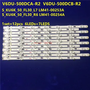 1SET=12PCS LED Juostelės V6DU-5000CA-R2 V6DU-5000CB-R2 LM41-00253A LM41-00254A Už UE50KU6075 UE50KU6072 UE50KU6020 CY-GK050HGNV2H