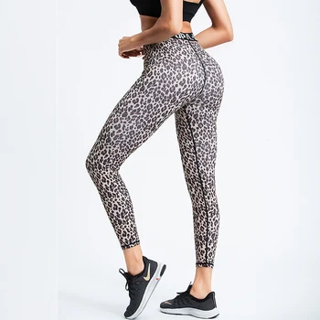 2020 M. Moteris Jogos Kelnės Leopard Grūdų Antblauzdžiai Sporto Fitneso Kelnės, Antblauzdžiai Moterims Sukrauti Kelnės