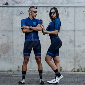 2021 Kafitt Mėlyna Porų Dviračių Drabužius Skinsuit Triatlonas Rinkiniai Maillot Ropa Ciclismo Eiti Pro MTB Jumpsuit Rinkiniai Vasaros Gelio Padas