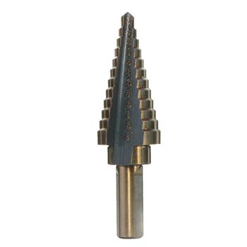 5vnt HSS Cobalt Žingsnis Grąžtai keletos Skylių Gręžimo Bitai Rinkinys, m/ Aliuminio korpusas Titano Kūgio perforaciją Cutter core drill bits