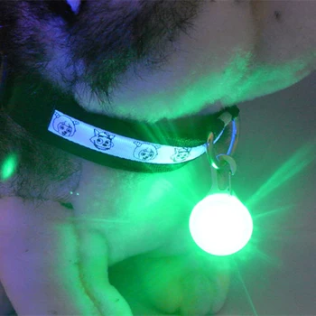 6pcs Augintinio Antkaklio Pakabukas LED šunų antkaklis Naktį šviesos pakabukas saugumo šviesos pakabukas Apykaklės naminių reikmenys šunų reikmenys