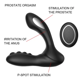 8 Greičiu Analinis Dildo, Vibratoriai, Elektros Šoko Prostatos Massager Tarpvietės Stimuliatorius Analinis Butt Plug Sekso Žaislais Vyrams, Moterims
