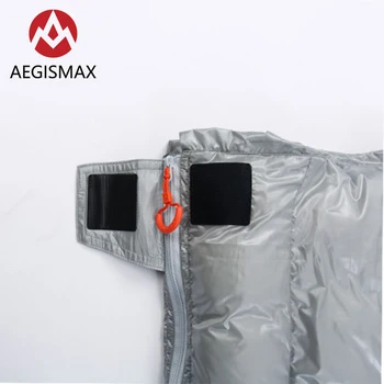 AEGISMAX Įdaru 280g/308g Ultralight Paketo rūšies Baltųjų Žąsų Žemyn Kempingas, Žygiai miegmaišį Pavasarį ir Rudenį