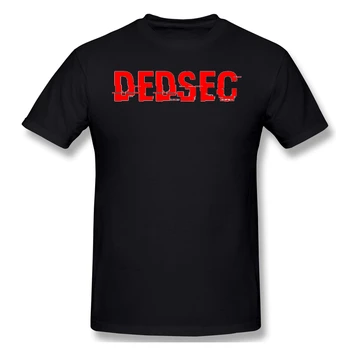 Aukštos Kokybės O-Kaklo 100 Medvilnės GS163 - DEDSEC PERDUOTI Grafinis T-shirt Žiūrėti Šunys Legiono trumpas rankovės