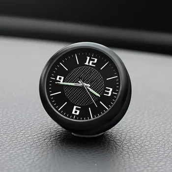 Automobilių Laikrodis Logotipą, Priedai prietaisų Skydelio interjero Dekoracija 