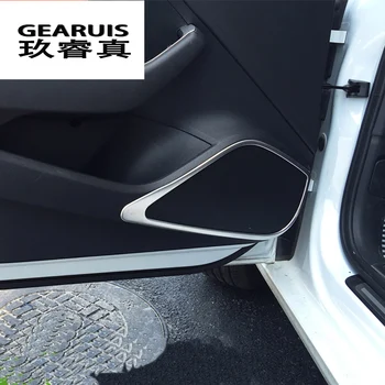 Automobilių stiliaus Nerūdijančio plieno Lipdukai garso garsiakalbių garso padengti dekoravimas, vidaus apdailos bagetai Audi A3 8V sedanas-2017