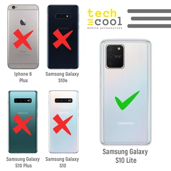 FunnyTech®Stand case for Samsung Galaxy S10 Silikono Lite l frase Motyvacija Svajonė Aišku
