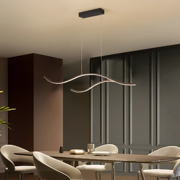 Kūrybos Modernios LED Šviestuvo Už Gyvenamasis kambarys, Virtuvė, Valgomasis, Baras Kabo Lempa LED Šviestuvo Namų Blizgikliai 90-260V