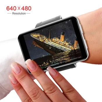 LETINE DM100 4G 2.86 Colių Ekranas, Smart Žiūrėti Android 7.1 3GB 32GB 5MP Kamera, 480*640 Rezoliucija 2700mah Baterija Smartwatch Vyrai