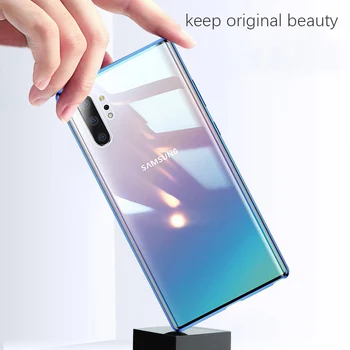 Magnetinės Metalo Case For Samsung Galaxy Note 10 Pro 8 9 S10 S9 S8 S20 Plius Uitra A50 A51 A70 A71 Dviguba Šoninio Stiklo Danga