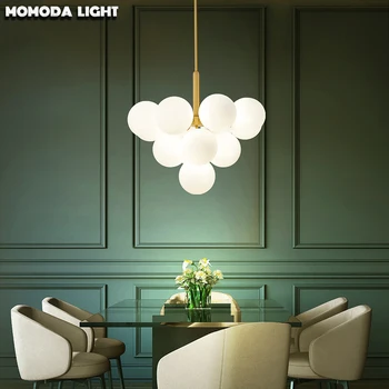 MOMODA 2020 LED VYNUOGIŲ, Šviestuvai Šiuolaikinės Pučiamųjų Lempos Kambarį Restorane Kabo Žibintai Apšvietimo Lampes Suspendues Namuose