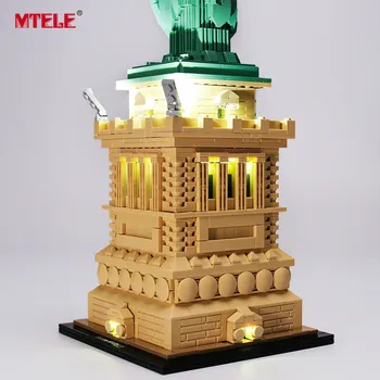 MTELE Prekės LED Light Up Kit Architektūros Laisvės Statula Compatile Su 21042 (neįeina Modelis)