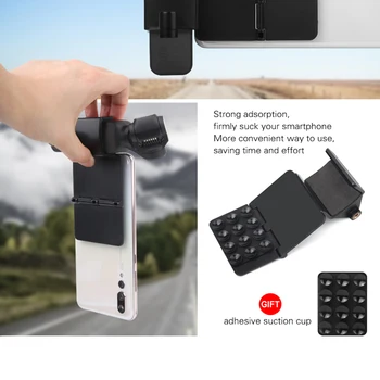 Osmo Kišenėje adapteris, telefono laikiklis, siurbtukas pratęsti trikojo Selfie Stick ryšį DJI osmo Kišenėje kameros, gimbal