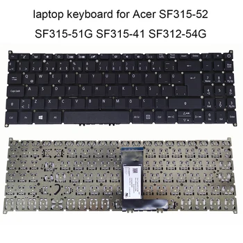 TR NE Pakeisti klaviatūras ACER swift 3 SF315 52 SF315-52G 56LD SF315-51G juoda klaviatūra Turkija Norvegija NSK-RL0SQ naujų darbų