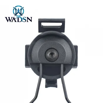 WADSN Taktinis Comtac Ausinės, Laikiklis Nailono Plastiko Medžioklės Sordin Z-tac Ausinių Laikiklis Airsoft Greitas Šalmo Geležinkelių Adapteris