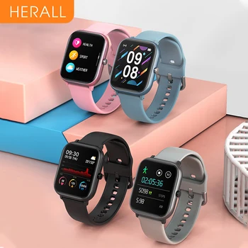 2020 HERALL Smart Watch Vyrų, Moterų Laikrodžiai Sporto Smartwatch Fitneso Apyrankę Širdies ritmo Monitorius, Skirta 